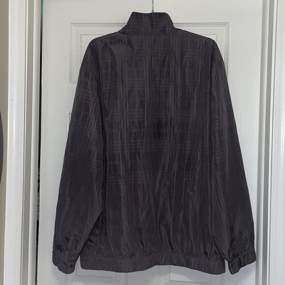 ✨PGA Tour Black Plaid 1/4 zip Pullover Windbreaker - Picture 6 of 6